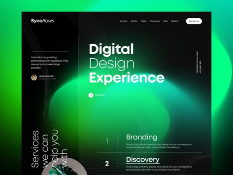 Web Design Glassmorphism, Web Design Agency Website, Web Agency Website Design, Glassmorphism Web Design, Tech Design Graphic, Web Design 2022, Gradient Website Design, Creative Web Design Layout, Creative Agency Website Design