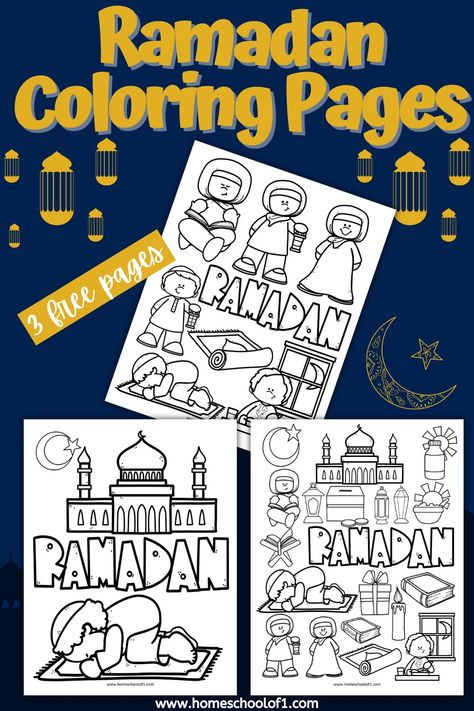 Ramadan Coloring Pages, Ramadan Coloring, Ramadan Printables, Different Religions, Ramadan Cards, Islamic Kids Activities, Free Kids Coloring Pages, Ramadan Kids, Ramadan Images