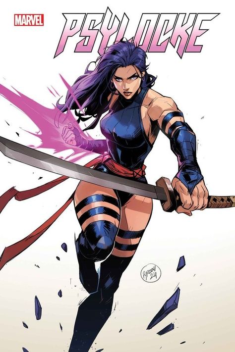 Marvel Rivals no X: "[Vengeance] Brainwashed and forced to turn against her teammates, Psylocke refused to break. After conquering her own mind, she began a journey possessed by loyal fury. With her unparalleled strength and speed, Psylocke is ready to unleash her vengeance in Marvel Rivals on https://t.co/baNzrPzg4g" / X X Men Psylocke, Psylocke Comic, Psylocke Art, Hicham Habchi, All New Wolverine, Betsy Braddock, Comic Script, Marvel Heroines, Marvel Characters Art