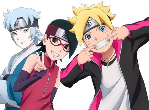 Team Konohamaru, Boruto And Sarada, Naruto Teams, Boruto Next Generation, Latest Anime, Manga Naruto, Uzumaki Boruto, Boruto Naruto Next Generations, Naruto And Hinata