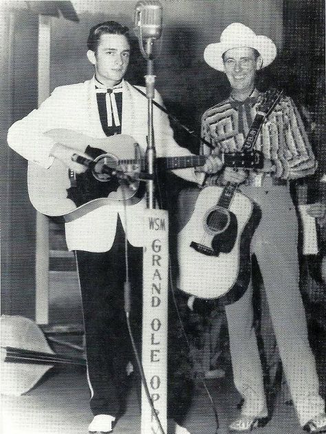 Johnny Cash and Ernest Tubb Ernest Tubb, John Cash, Roy Acuff, Johnny Cash June Carter, Country Western Singers, June Carter, Old Country Music, Johnny And June, Grand Ole Opry