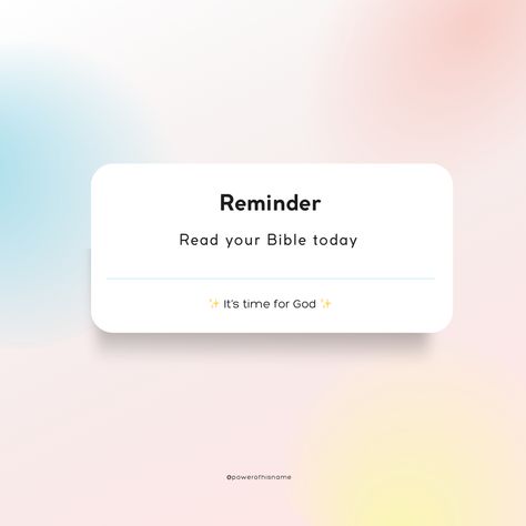 iPhone notifications reminder with light pink and light yellow background Read Your Bible, Winter Arc, Quotes Prayer, Prayer Board, Bible Quotes Prayer, Girl Reading, Read Bible, Christian Inspiration, God Is Good