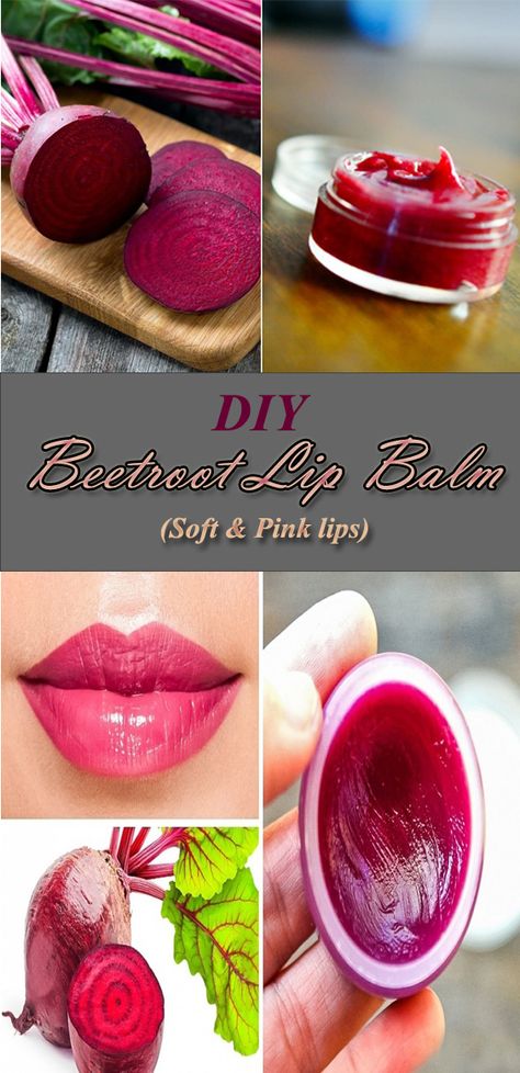 Homemade Beetroot lip Balm | How to Make Beetroot Lip Balm at Home Lip Scrub To Make Lips Pink, Homemade Lip Balm Recipe How To Make, Best Lip Balm For Pink Lips, How To Make Pink Lips Scrub, Homemade Beetroot Lip Balm, Diy Lip Mask For Pink Lips, Lip Care At Home, How To Make Natural Lip Balm, How To Make Beetroot Lip Balm