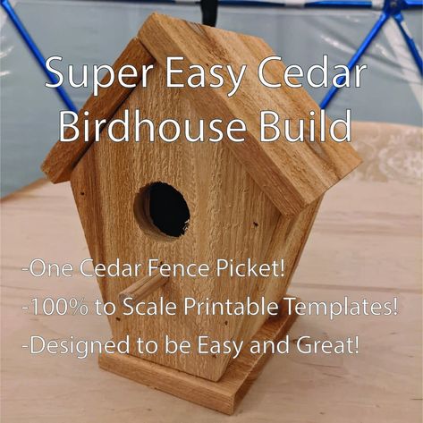 This Wood item by SimpleDesignBuilds has 94 favorites from Etsy shoppers. Ships from United States. Listed on Sep 12, 2023 Birdhouse Plans, Bird House Plans Free, Cedar Fence Pickets, Homemade Bird Houses, Bird Houses Ideas Diy, Wooden Bird Houses, Bird House Plans, Nature Projects, Bird House Kits