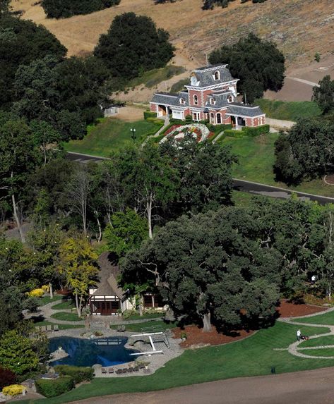 Michael Jackson’s Neverland Ranch is on sale for $100M | Page Six Michael Jackson House, Michael Jackson Live, Neverland Ranch, Celebrity Mansions, Terra Do Nunca, Michael Jackson Neverland, Michael Jackson Quotes, House Facades, Michael Love