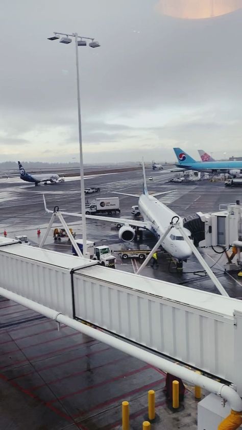 Seatac Airport Aesthetic, Airport Photography, Airport Video, Airplane Window View, Travel Airport, Istanbul Airport, Airport Pictures, Airport Aesthetic, Travel Picture Ideas