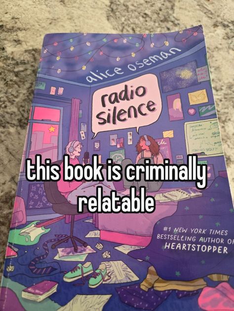 Aled Last Radio Silence, Radio Silence Alice Oseman, Heartstopper Whisper, Alice Oseman Books, Heartstopper Books, Alice Aesthetic, Book Whispers, Radio Silence, Best Romance Novels