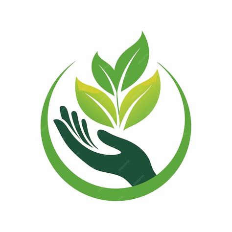 A green and white logo of a persons hand with leaves and a green circle | Premium AI-generated vector Green Circle Logo, Traditional Logo, Medicine Logo, Green Circle, Circle Logo, Circle Logos, Traditional Medicine, Green And White, Graphic Resources