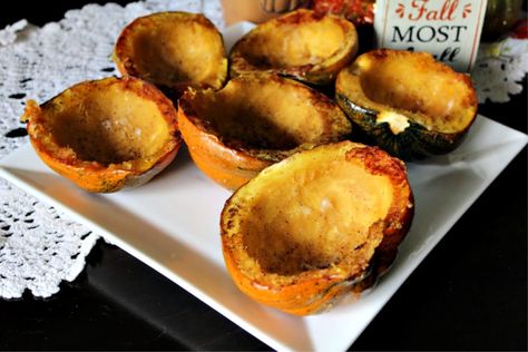 Roasted Parmesan Acorn Squash Parmesan Acorn Squash, Roasted Acorn Squash, Easy To Cook Meals, Marinate Meat, Freezer Burn, Food Saver, Acorn Squash, Favorite Side Dish, Winter Squash