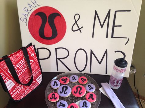 Lulu lemon promposal Lulu Lemon Hoco Proposal, Lulu Lemon Promposal, Lulu Homecoming Proposal, Lulu Prom Proposal, Lululemon Hoco Proposal, Lululemon Promposal, Hoco Sign Ideas, Prom Signs, Prom Posals