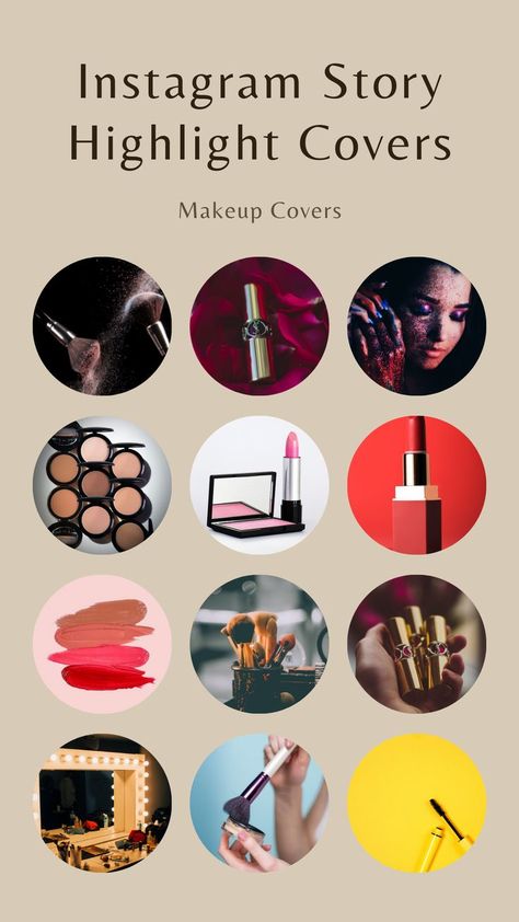 Instagram Highlights Instagram Highlight Covers Lifestyle, Beauty Instagram Story, Instagram Makeup, Highlighter Makeup, Highlight Covers, Story Highlights, Social Media Icons, Instagram Highlight Icons, Aesthetic Photo