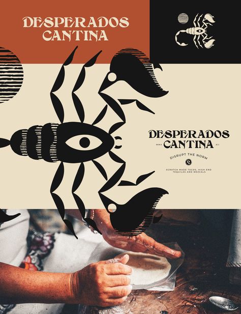 Mexican Graphic Design, Restaurant Brand Identity, Mexican Restaurant Design, Illustration Branding, Restaurant Branding, Design Research, Mexican Restaurant, Hand Drawing, Brand Strategy