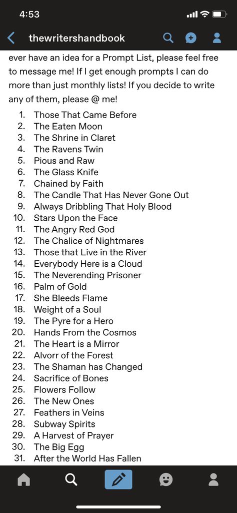 Titles for books and/or chapters in said book. 🤷🏻‍♀️ #writingprompts #tumblr Chapter Names For Wattpad, Titles For Characters, How To Write A Book Title, Names For Book Titles, Series Title Ideas, Title Prompts, First Chapter Title Ideas, Cool Book Titles Ideas, How To Title Your Story