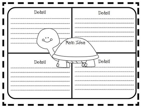 Free Printable Main Idea and Details Graphic Organizer Reading Main Idea, Main Idea Graphic Organizer, Free Graphic Organizers, Main Idea And Details, Wedding Card Template, Teaching Main Idea, Main Idea Worksheet, Graphic Organizer Template, Offer Letter