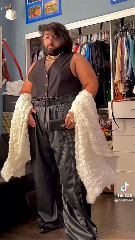 Plus Size Masculine Outfits, Gender Neutral Outfits Plus Size, Gender Ambiguous Fashion, Plus Size Transmasc Fashion, Plus Size Character Design Male, Gender Fluid Fashion Plus Size, Plus Size Enby Fashion, Plus Size Gender Neutral Fashion, Plus Size Queer Fashion