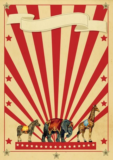 Free image of "Circus Retro Poster Animals" by Karen Arnold Circus Images, Circus Background, Cirque Vintage, Traveling Circus, Circus Posters, Vintage Circus Posters, Vintage Postcards Travel, Animal Templates, School Halloween