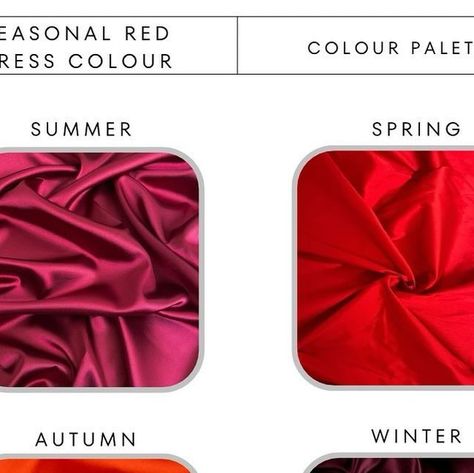 Online Personal Stylist & Colour Consultant on Instagram: "With Christmas Day around the corner, I wanted to create a 'red dress' post for all of you. 🌲 These are the best colours for each season. I'd recommend using your digital swatch to explore the reds for both your dress and lip colour. @imageconsultantmaidenhead Visit my website for your colour analysis. What season are you? ⬇️⬇️⬇️" Colour Analysis, Colour Consultant, True Winter, Lip Colour, Color Analysis, Christmas Day, Around The Corner, Personal Stylist, My Website