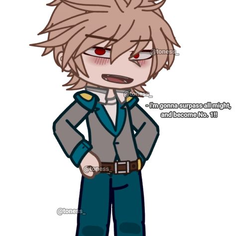 Katsuki Bakugou Gacha Club, Ua Uniform Bnha Gacha, Mha Uniform Gacha Club, U.a Uniform Bnha, Mha Designs, Ua Uniforms, Mha Gacha, Gacha Mods, Gacha Design