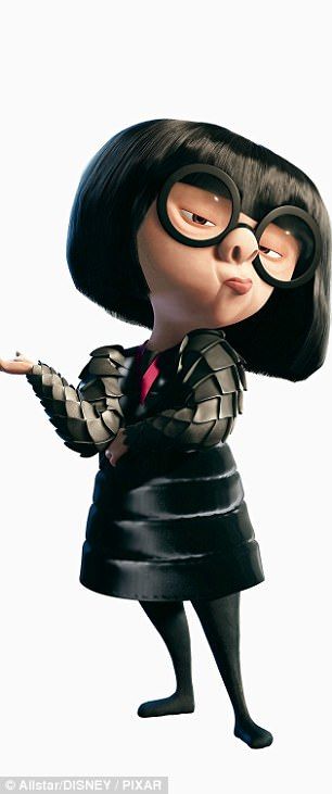 Edna Halloween Costume, Edna Mode Cosplay, Edna Mode Costume, Edna Incredibles, Incredibles Costume, Superhero Family, Edna Mode, Disney Logo, Film Icon