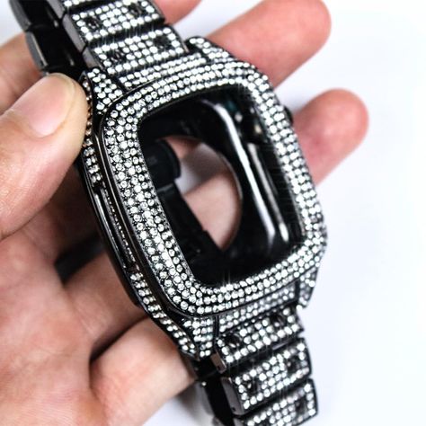 Black apple watch band