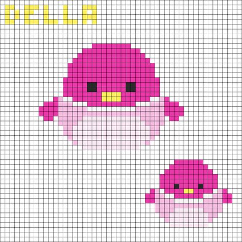 Pixel Squishmallow, Squish Mellow Perler Bead Patterns, Squishmallow Pixel Art, Squishmallow Cross Stitch, Squishmallow Perler Bead Patterns, Squishmallow Perler Beads, Squishmallow Perler, Duck Squishmallow, Perler Charms