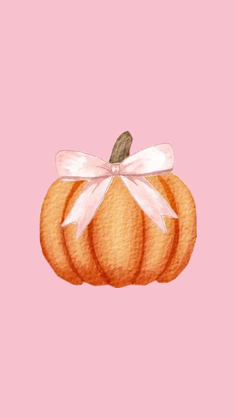 🎀🎃 Iphone Wallpaper Preppy, Fall Background, Cute Bows, Pink Bow, Iphone Wallpaper, Pink