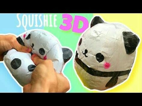 How To Make Squishy, 3d Paper Squishy Template, How To Make A Squishy, Paper Squishy Template, Squishies Kawaii Diy, Squishy Template, How To Make Squishies, Paper Squish, Paper Squishies