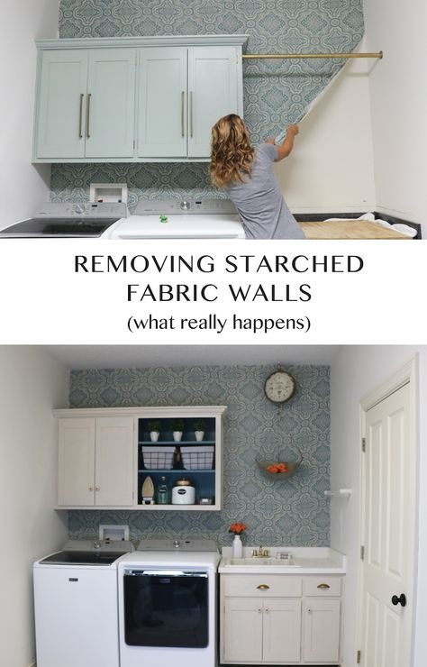 Decorating For Renters, Diy Home Decor For Renters, Home Decor For Renters, Starched Fabric Wall, Decor For Renters, Renters Decorating, Fabric Walls, Apartment Walls, Trendy Apartment