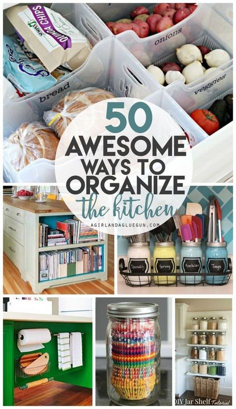 Kitchen Organization Roundup Laundry Funny, Laundry Quotes, Kitchen Renovation Diy Ideas, Organized Kitchen, Organization Station, Diy Kitchen Renovation, Kitchen Organisation, Organizing Hacks, Ways To Organize