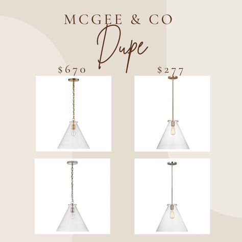 McGee & Co Katie Conical Pendant Dupe! Would look great over a kitchen island! #kitchenislandlighting #kitchendecor #mcgeeandco #pendantlighting #pendantlight #kitchenrenovation #kitcheninspiration #kitchenislandideas #homedecoronabudget #homedecoration #interiordesignideas Katie Conical Pendant, Transitional Kitchen Pendant Lights, Farmhouse Basement Bar, Studio Mcgee Lighting, Coastal Contemporary Kitchen, Mcgee And Co Kitchen, Modern Farmhouse Basement, Lighting Above Kitchen Island, Lights Above Kitchen Island