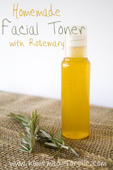 homemade facial toner Toner Homemade, Rosemary Diy, Toner Diy, Homemade Toner, Homemade Facial, Homemade Moisturizer, Oil Cleansing, Skin Tonic, Skin Care Toner Products