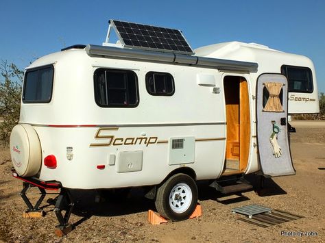 Just Finding Our Way: Scamp 19 Casita Camper, Scamp Camper, Casita Trailer, Camper Van Shower, Scamp Trailer, Overland Build, Travel Trailer Organization, Small Camper Trailers, Camper Trailer For Sale