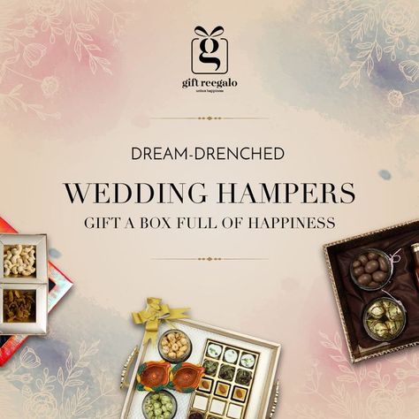 Wedding Hampers Wedding Hampers, Story Content, Eid Hampers, Feed Layout, Diwali Gift Hampers, Instagram Feed Layout, Welcome Bag, Gift Post, Wedding Gift Boxes