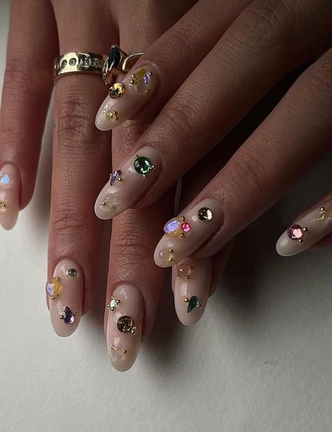 7 Fall Nail Trends for 2024 Everyone Will Be Showing Off! Nails Set Ideas, Nail Trends 2024 Fall, Fall Nail Trends 2024, Elegant Fall Nails, Bachelorette Nails, Fall Nails Ideas, Disco Nails, Fall Leaves Nail Art, Bday Nails