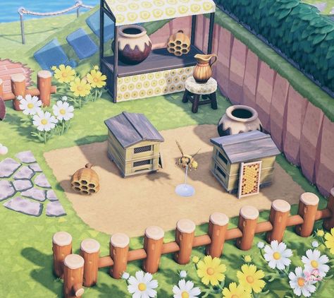 Small Animal Crossing Builds, Small Area Acnh Idea, Animal Crossing Small Area Ideas Outside, Acnh Ideas For Small Spaces, Acnh Island Small Area Ideas, Acnh Island Designs Small Area, Farm Area Animal Crossing, Small Area Acnh, Diy Area Acnh