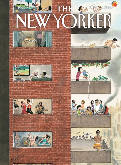 The New Yorker Magazine, New Yorker Magazine, New Yorker Covers, 500 Piece Jigsaw Puzzles, 수채화 그림, City Living, Vintage Magazines, Print Magazine, Vintage Magazine