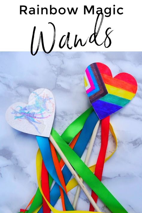 Magic Crafts For Toddlers, Pride Activities For Preschool, Pride Celebration Ideas, Pride Preschool Activities, Pride Kids Craft, Preschool Pride Activities, Pride For Kids, Pride Activities For Toddlers, Pride Kids Activities