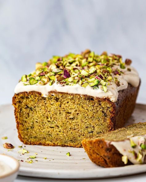 Vegan courgette cake - Lazy Cat Kitchen Vegan Zucchini Bread, Orange Yogurt, Yogurt Bread, Lazy Cat Kitchen, Cat Kitchen, Healthy Carrot Cakes, Ambitious Kitchen, Healthy Yogurt, Vegan Zucchini