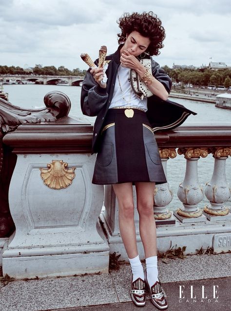 FashioNist: Alba Luna Moreira Paris Editorial Fashion, Paris Fashion Photoshoot, Paris Fashion Photography, Paris Editorial Photoshoot, Ice Cream Editorial, Givenchy Campaign, Paris Moodboard, Vogue Paris Editorial, Paris Editorial