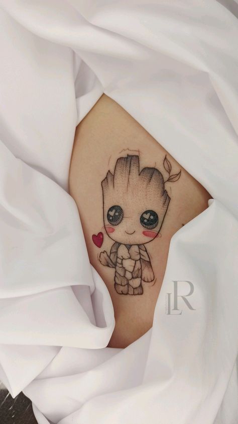 Calvin And Hobbes Tattoo, Groot Tattoo, Disney Stitch Tattoo, Deadpool Tattoo, Pop Culture Tattoos, Mickey Mouse Tattoo, Pikachu Tattoo, Culture Tattoos, Tattoos To Cover Scars