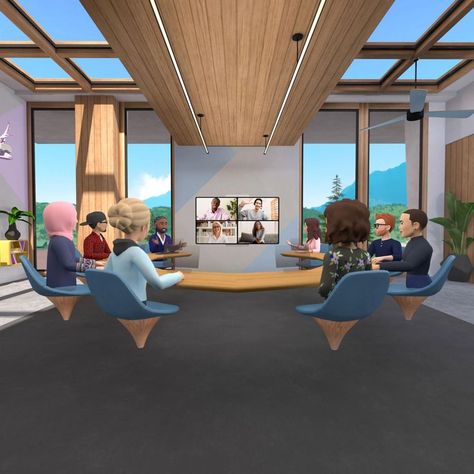 Virtual working space solution provides Metaverse synchronized hybrid platform that facilitates collaborative office interaction via digital avatars. Virtual Meeting, Chief Architect, Ready Player One, Virtual Office, Social Media Company, Google Calendar, Crypto News, Mark Zuckerberg, The Next Big Thing