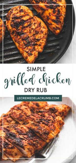 Dry Rub For Grilled Chicken, Chicken Rubs For Grilling, Grilled Chicken Dry Rub, Dry Rub Grilled Chicken, Grilled Chicken Rub, Chicken Dry Rub, Dinner Ides, Grilled Chicken Seasoning, Simple Grilled Chicken