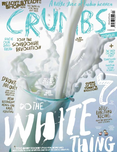 Crumbs Cotswolds – issue 47 Editorial Illustration Magazine, Winter Poster, Graphic Design Books, Magazine Spreads, Books Pics, Newspaper Design, Skull Tattoo Design, Magazine Cover Design, Web Design Trends