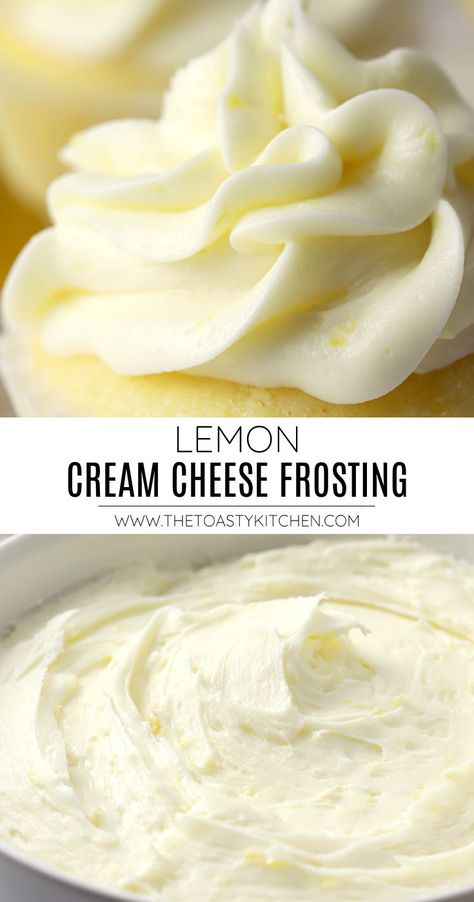 Lemon cream cheese frosting recipe. Lemon Frosting Recipes, Vanilla Sheet Cakes, Frosting Recipes Easy, Lemon Cream Cheese Frosting, Lemon Cream Cheese, Lemon Frosting, Lemon Sugar Cookies, Cake Frosting Recipe, Lemon Dessert Recipes