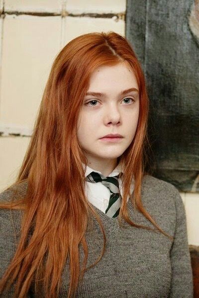 Redheads Elle Fanning Red Hair, Fanning Dakota, Slytherin Squad, Pansy Parkinson, Dakota And Elle Fanning, Ginger Girls, Lily Evans, Long Red Hair, High Quality Wigs