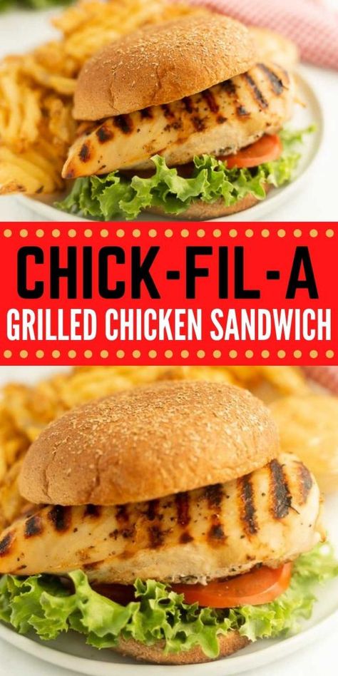 Chik Fila Sandwich Recipe, Chic Fila Sandwich Recipe, Chicken Filet Sandwich, Chick Fil A Marinade Recipe, Homemade Grilled Chicken Sandwich, Chic Fil A Cool Wrap Recipe, Chicken Fillet Sandwich, Chickfila Grilled Chicken Recipe, Chic Fil A Grilled Chicken Recipe