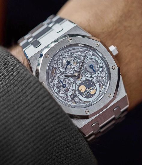 Royal Oak Perpetual Calendar, Skeleton Photo, Ap Royal Oak, Stylish Watches Men, Designer Jackets For Men, Audemars Piguet Watches, Fancy Watches, Premium Watches, Perpetual Calendar