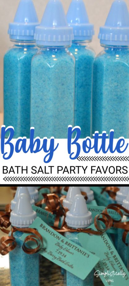 Baby Shower Game Gifts For Men Prize Ideas, Bubble Bath Baby Shower Theme, Winter Baby Shower Party Favors, Boy Baby Shower Party Favors, Diy Baby Shower Favors, Homemade Baby Shower Favors, Homemade Bath Salts, Baby Shower Party Favors Boy, Best Baby Shower Favors