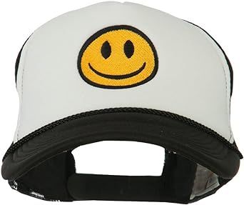 Bass Pro Shop Hat, Happy Hat, Yellow Smiley Face, Trendy Hat, Symbol Design, Embroidered Caps, Mesh Cap, Cute Hats, Top Gifts