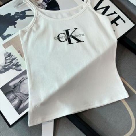 CK tank top 130 Pounds, Best Color, Chest Pad, Cotton Material, Calvin Klein, Color White, Tank Top, Tank Tops, How To Wear